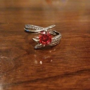 Red Crystal Ring